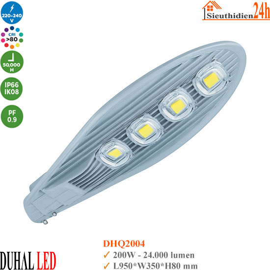 Đèn Đường Led Dim 5 Cấp Duhal DHQ2004 200W