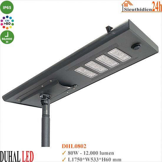 Đèn Đường Solar Duhal DHL0802 80W