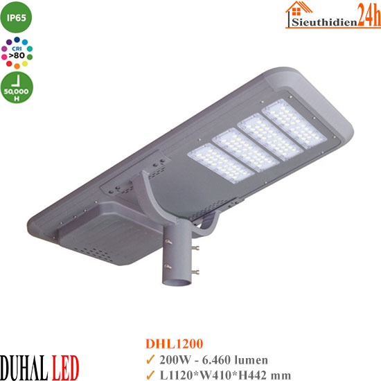 Đèn Đường Solar Duhal DHL1200 200W
