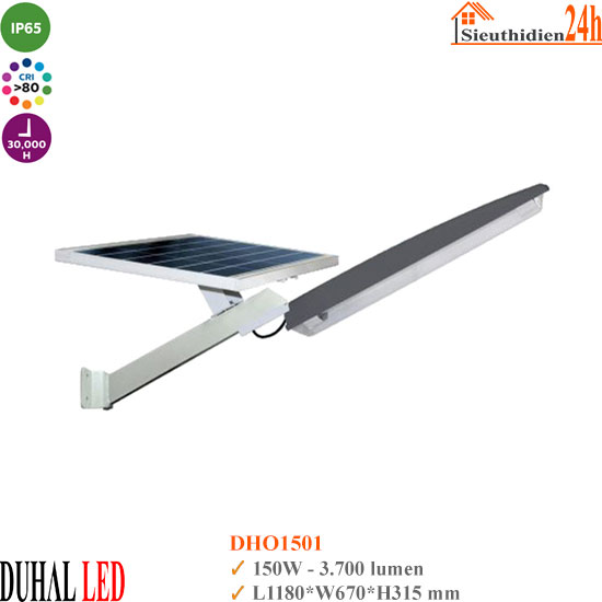 Đèn Đường Solar Duhal DHO1501 150W