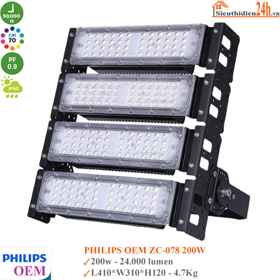 Đèn Pha Led Module Philips OEM ZC-078 200W
