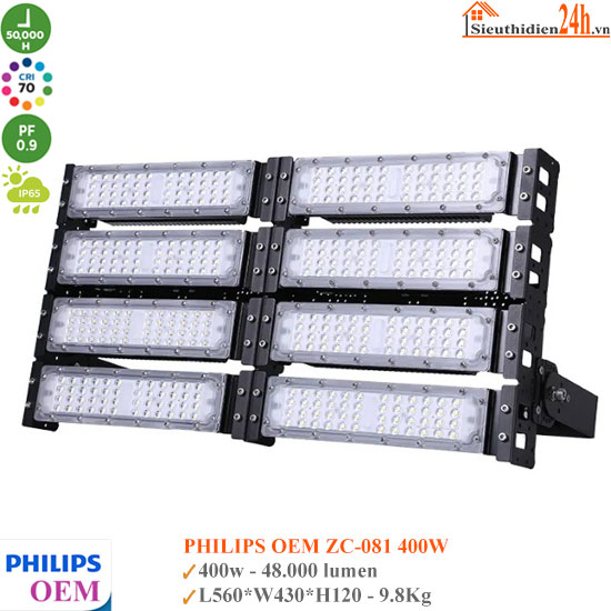 Đèn Pha Led Module Philips OEM ZC-081 400W