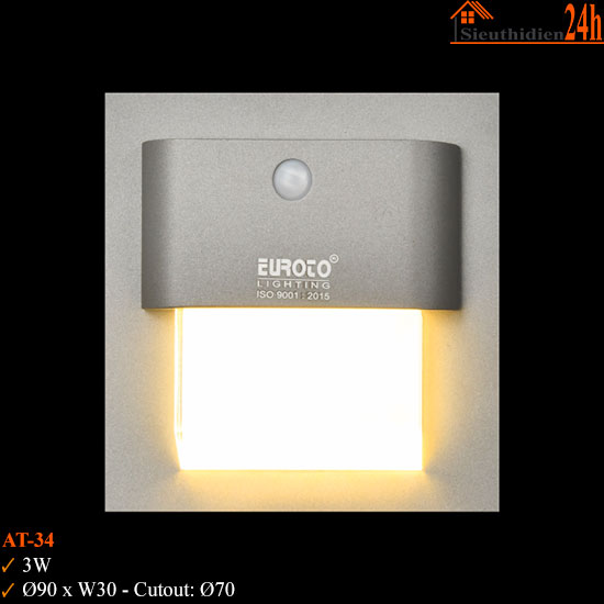 Đèn Âm Cầu Thang Euroto AT-34