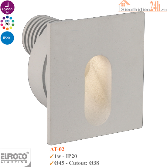Đèn Âm Cầu Thang Euroto AT-02