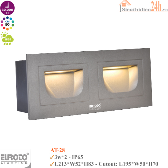 Đèn Âm Cầu Thang Euroto AT-28