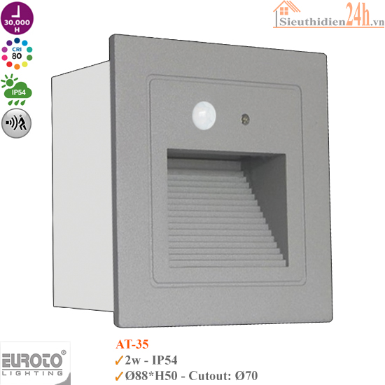 Đèn Âm Cầu Thang Euroto AT-35