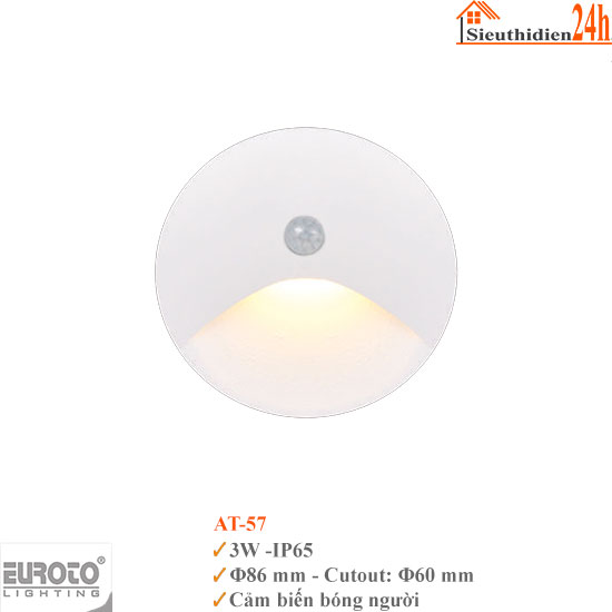 Đèn Âm Cầu Thang Euroto AT-57