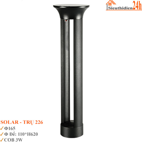 Đèn Trụ Sân Vườn Euroto SOLAR-226
