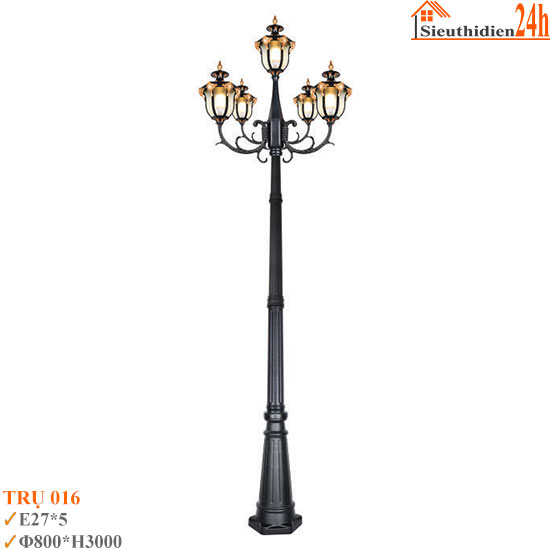Đèn Trụ Sân Vườn Euroto TRU-016