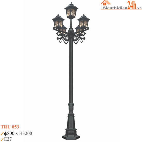 Đèn Trụ Sân Vườn Euroto TRU-053