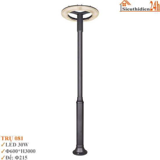 Đèn Trụ Sân Vườn Euroto TRU-081