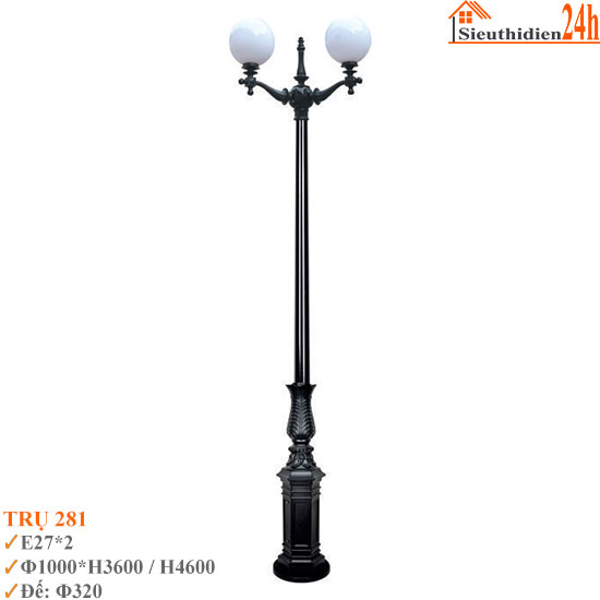 Đèn Trụ Sân Vườn Euroto TRU-281