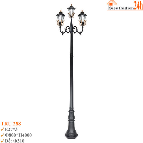 Đèn Trụ Sân Vườn Euroto TRU-288