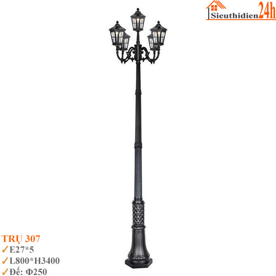 Đèn Trụ Sân Vườn Euroto TRU-307