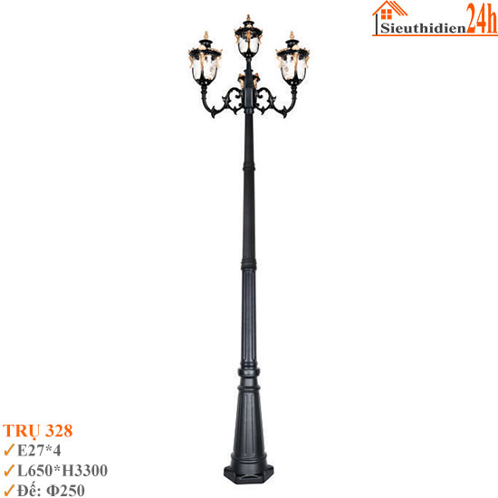 Đèn Trụ Sân Vườn Euroto TRU-328
