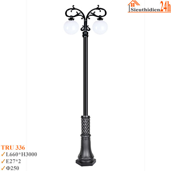 Đèn Trụ Sân Vườn Euroto TRU-336