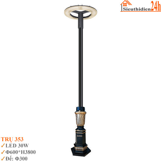 Đèn Trụ Sân Vườn Euroto TRU-353