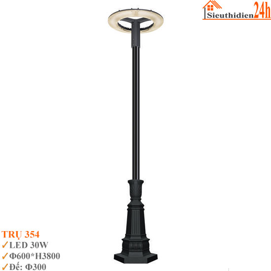 Đèn Trụ Sân Vườn Euroto TRU-354