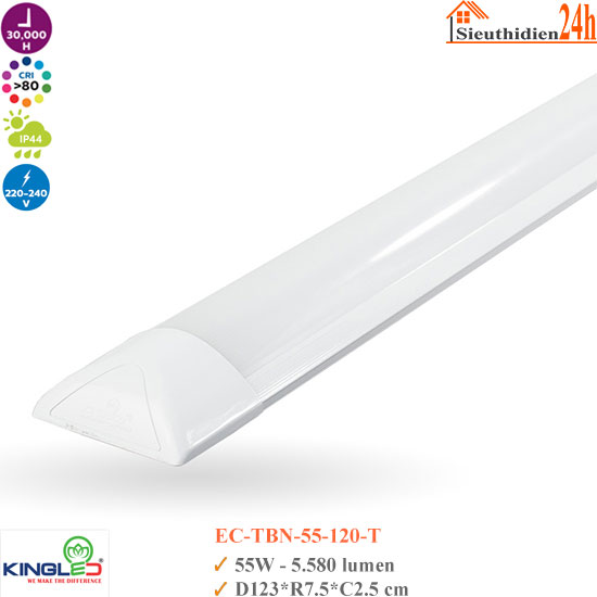 Đèn Bán Nguyệt KingLed EC-TBN-55-120-T 55W
