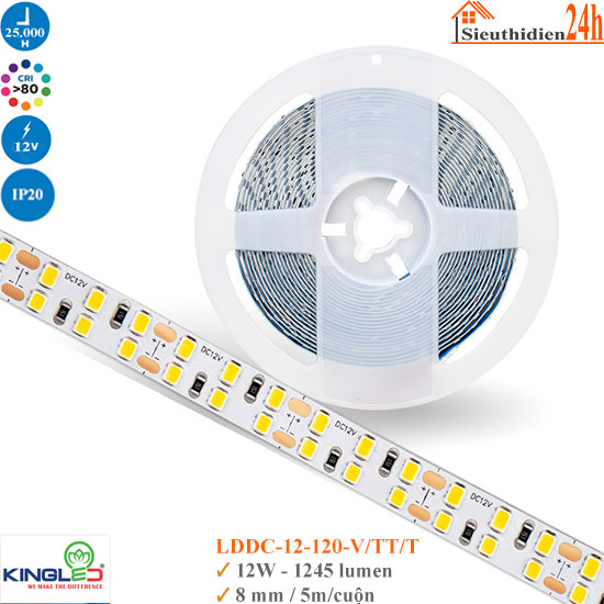 Đèn Led Dây KingLed LDDC-12-120 12W 12VDC