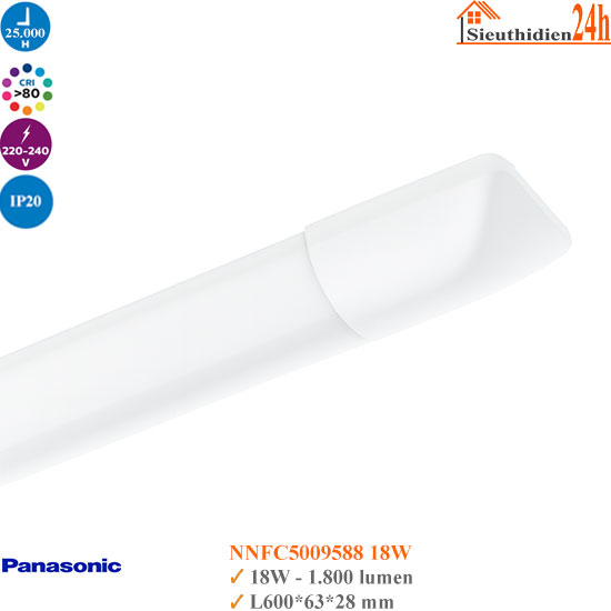 Đèn Led Bán Nguyệt Panasonic 18W NNFC5009588