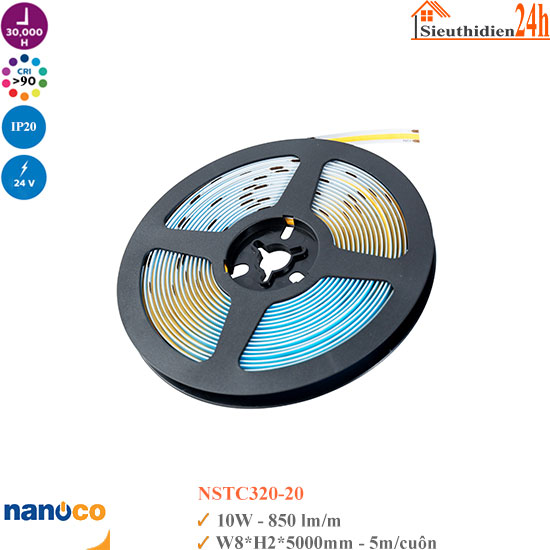 Đèn Led Dây Nanoco NSTC320-20 10w 24V