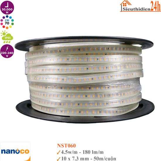 Đèn Led Dây Ngoài Trời Nanoco NST060 4.5w 220V