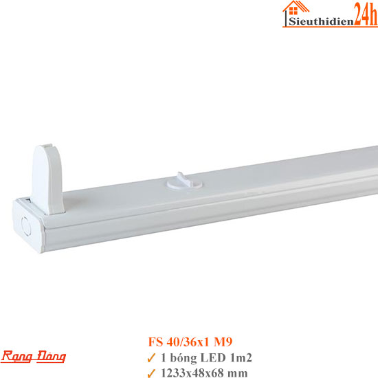 Máng đèn LEDtube Rạng Đông FS 40/36×1 M9 1m2