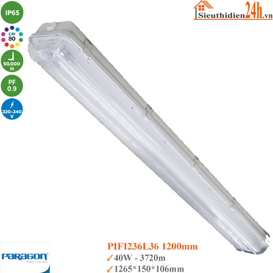 Đèn Chống Thấm Paragon PIFI236L36 20W*2