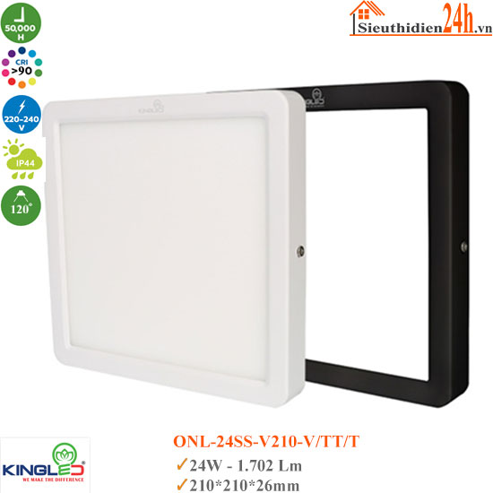 Đèn Ốp Trần Moonstone Kingled ONL-24SS-V210 24W