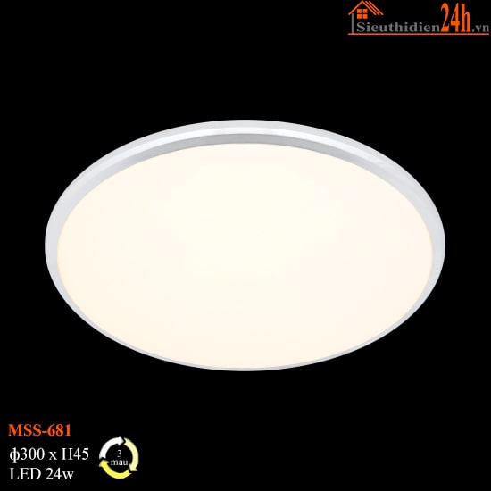 Đèn LED Ốp Trần Euroto MSS-681 24w