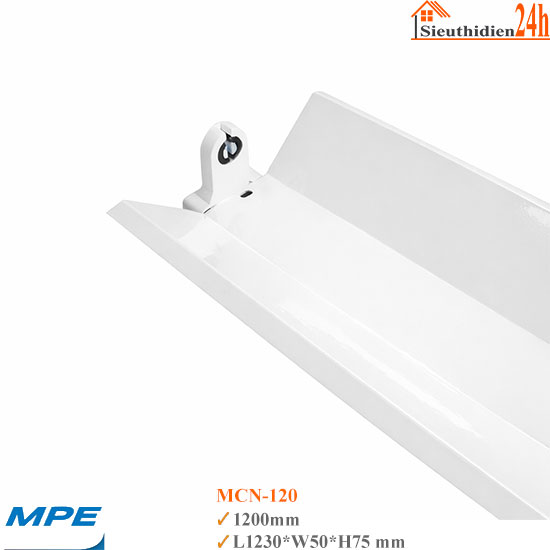 Máng đèn công nghiệp đơn 1m2 MPE MCN-120
