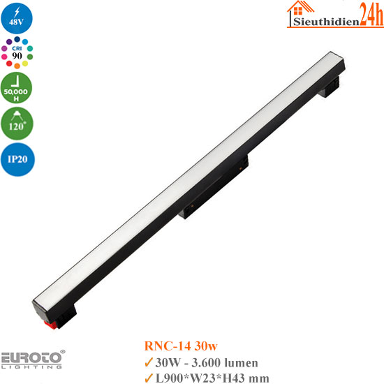 Đèn ray nam châm Euroto RNC-14 30w