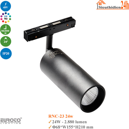 Đèn ray nam châm Euroto RNC-23 24w