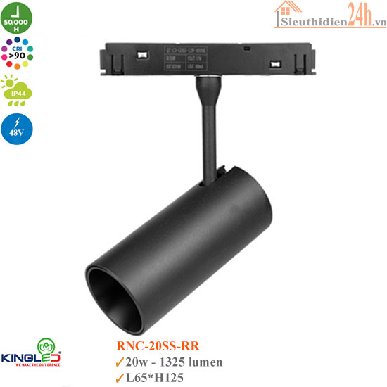 Đèn ray nam châm Kingled RNC-20SS-RR 20w