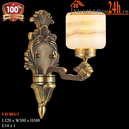 Đèn Tường Đồng Euroto VD-801/1