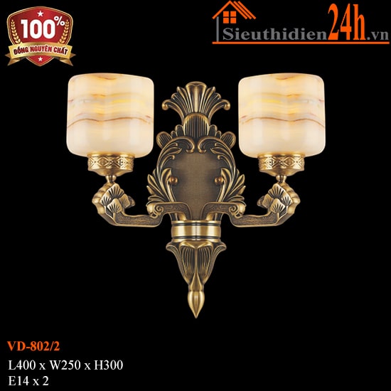 Đèn Tường Đồng Euroto VD-802/2