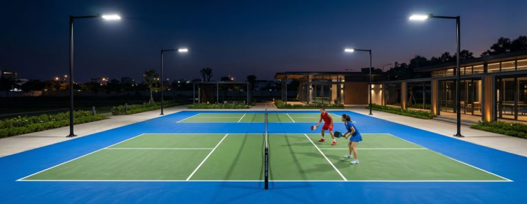 Cách Tính Số Lượng Đèn Pha LED Sân Pickleball Chuẩn Kỹ Sư