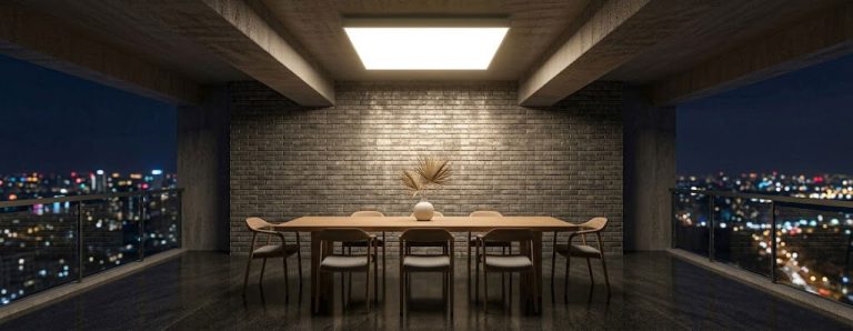 Đèn led ốp trần phòng khách
