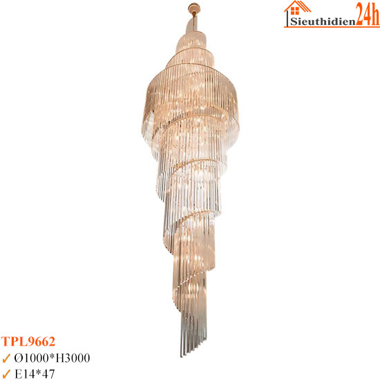 Đèn Thả Pha Lê TPL9662