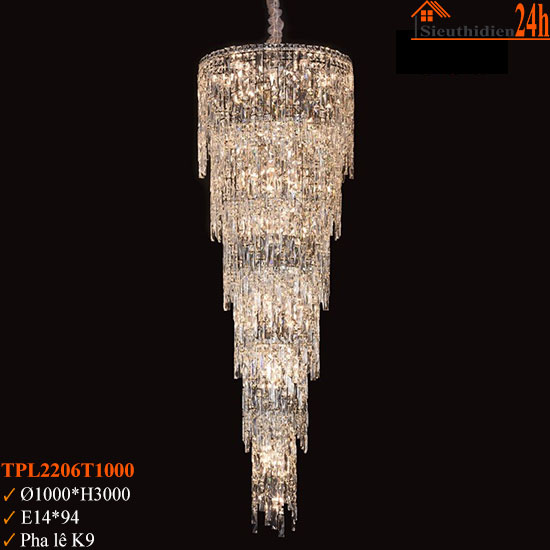 Đèn Thả Pha Lê TPL2206T1000