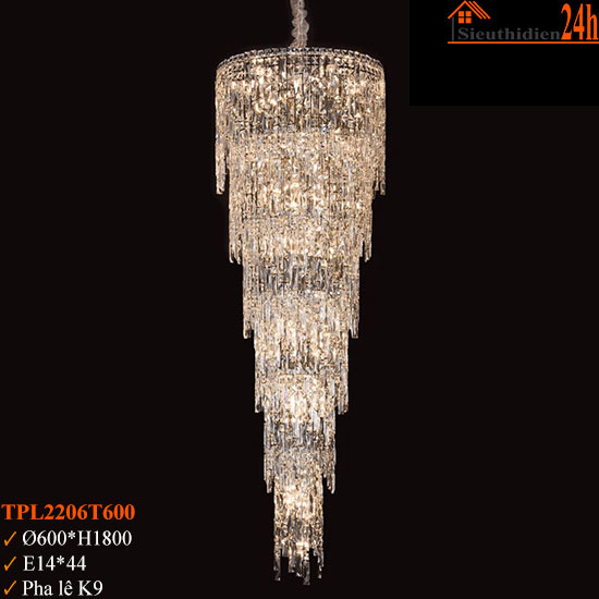 Đèn Thả Pha Lê TPL2206T600
