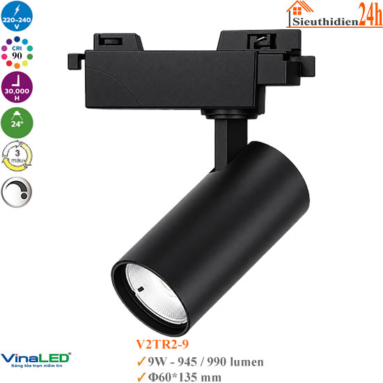 Đèn Rọi Ray Vinaled V2TR2-9 9w