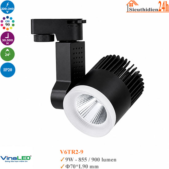 Đèn Rọi Ray Vinaled V6TR2-9 9w