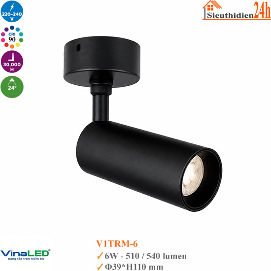 Đèn Rọi Đế Ngồi Vinaled V1TRM-6 6w