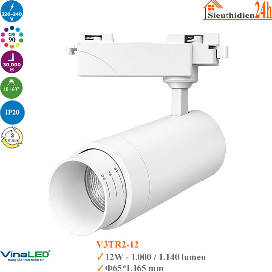 Đèn Rọi Ray Vinaled V3TR2-12 12w