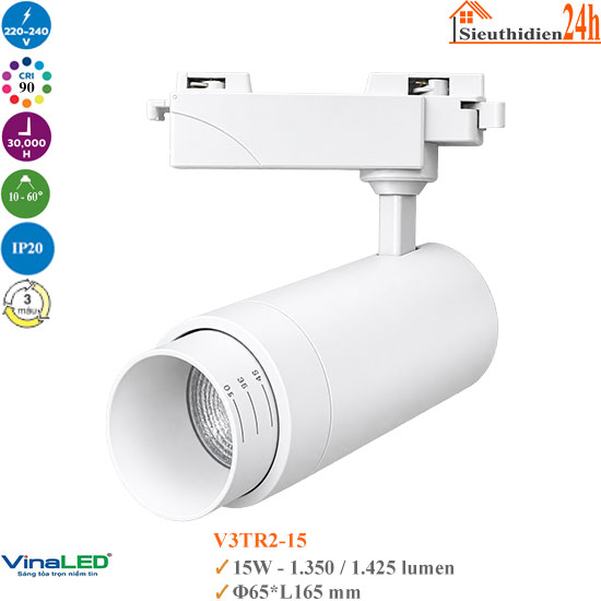 Đèn Rọi Ray Vinaled V3TR2-15 15w