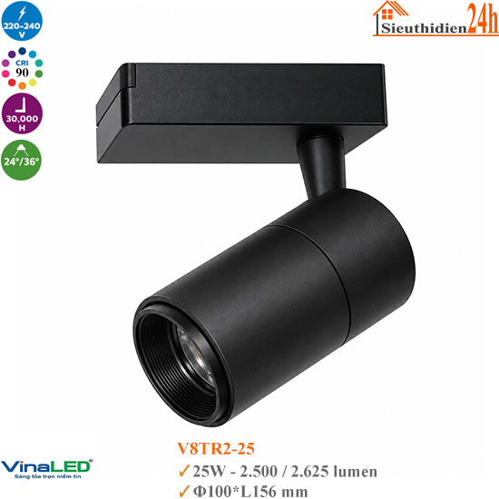 Đèn Rọi Ray Vinaled V8TR2-25 25w